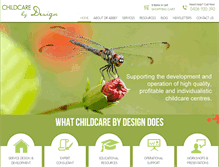 Tablet Screenshot of childcarebydesign.com.au